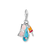 THOMAS SABO Charm Club Anhänger Sonnenbrille Flip-Flops Eis 1929-340-7
