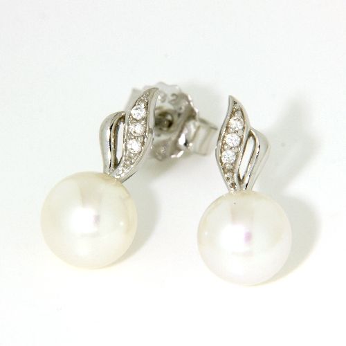 Ohrstecker Silber 925 rhodiniert