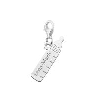 Names4ever Charm Silber 925 Baby Fläschchen ZNB56