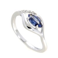 Ring Silber 925 rhodiniert Weite 58