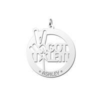 Names4ever Namensanhänger Silber 925 Talent mit Gravur