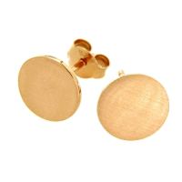 Ohrstecker Silber 925 rosé vergoldet 10mm