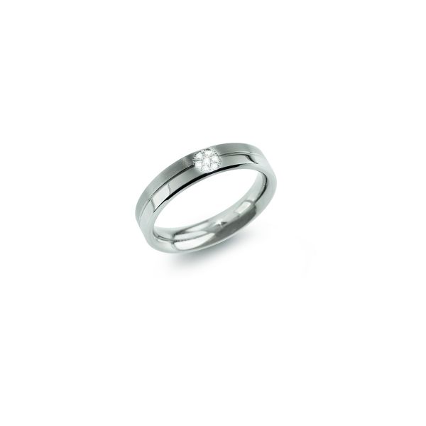 Boccia Titanium Ring Brillant 0129-0553 Größe 53