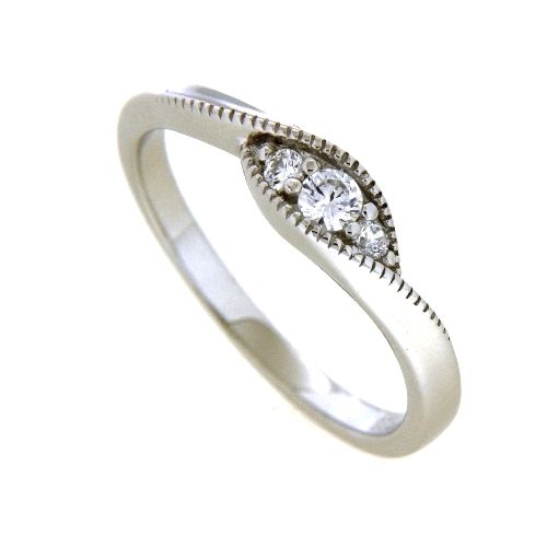 Ring Silber 925 rhodiniert Weite 56 Zirkonia