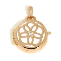 Medaillon Silber 925 rosé vergoldet