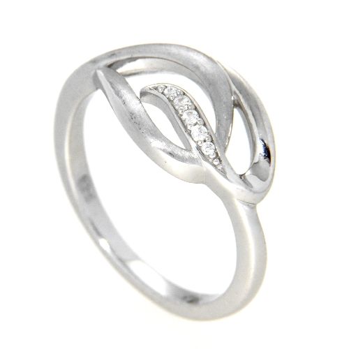Ring Silber 925 rhodiniert Weite 56