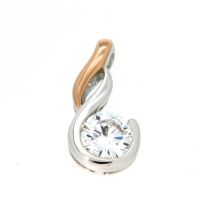 Anhänger Silber 925 rhodiniert & rosé vergoldet