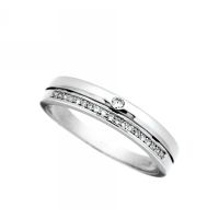 Ring Silber 925 rhodiniert Weite 52