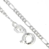 Figarokette (FP50) Silber 925 40 cm