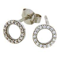 Ohrstecker Weißgold 333 Zirkonia 