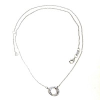 Collier Silber 925 rhodiniert 45-42 cm