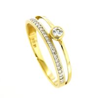 Ring Gold 333 Zirkonia Weite 56