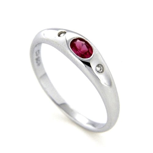 Ring Silber 925 rhodiniert Weite 52