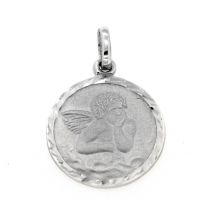 Anhänger Silber 925 rhodiniert Engel 