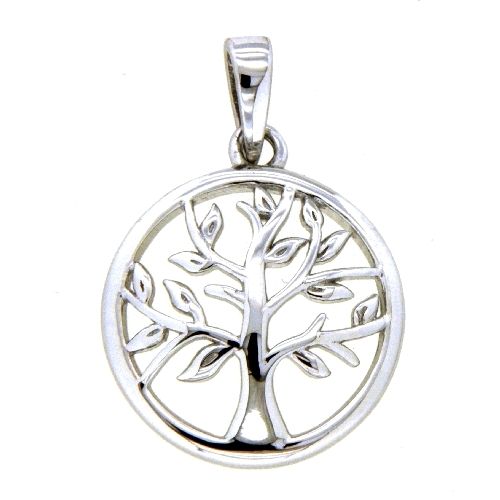 Anhänger Silber 925 rhodiniert Lebensbaum
