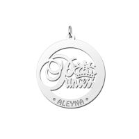 Names4ever Namensanhänger Silber 925 Princess mit Gravur