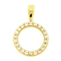 Anhänger Gold 333 Zirkonia