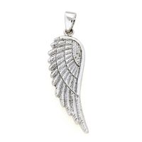 Anhänger Silber 925 rhodiniert Flügel