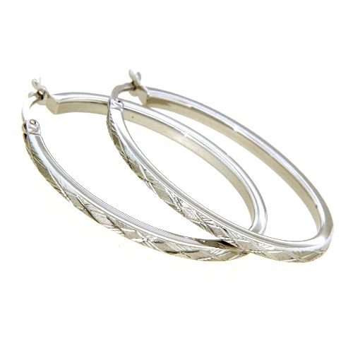 Creolen Silber 925 rhodiniert