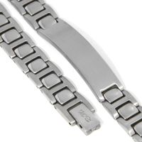 Identität-Armband Edelstahl 21 cm 