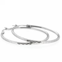 Creolen Silber 925 rhodiniert