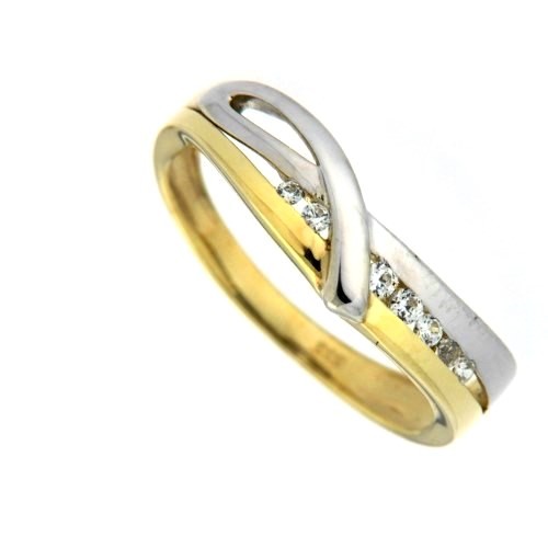 Ring Gold 333 bicolor Weite 60