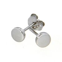 Ohrstecker Silber 925 rhodiniert 5mm