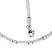 Kette Silber 925 rhodiniert 45 cm