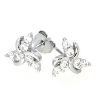 Ohrstecker Silber 925 rhodiniert