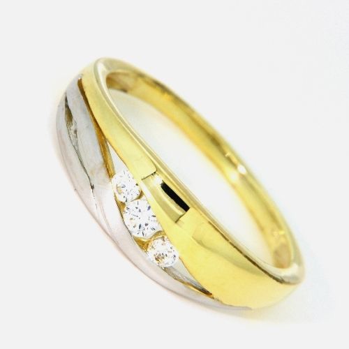 Ring Gold 333 bicolor Weite 56
