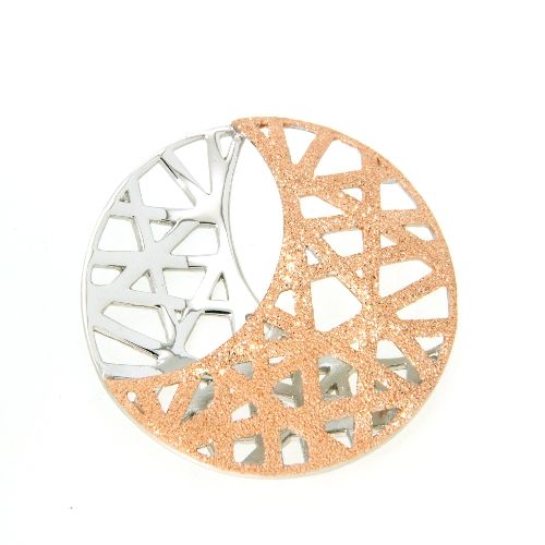 Anhänger Silber 925 rhodiniert &amp; rosé vergoldet