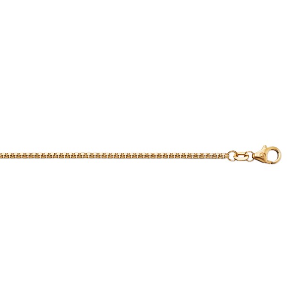 Venezianerkette rund 1,5 mm 585 Gelbgold 60 cm