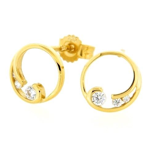 Ohrstecker Gold 333 Zirkonia