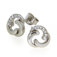 Ohrstecker Silber 925 rhodiniert