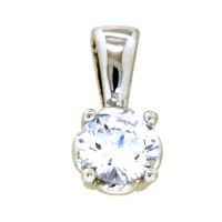 Anhänger Silber 925 rhodiniert Zirkonia 