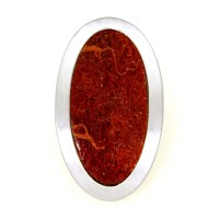 Anhänger Silber 925 rhodiniert Sponga Koralle