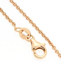 Ankerkette (A40 rund) Silber 925 rosé vergoldet 50 cm