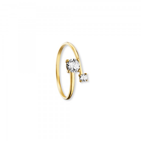 Ring Zirkonia 333 Gelbgold Größe 58