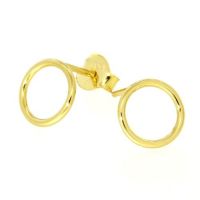 Ohrstecker Gold 333 Kreise 