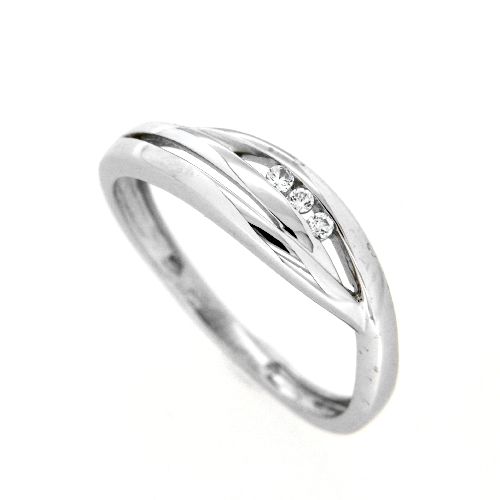 Ring Gold 333 Weißgold Weite 56