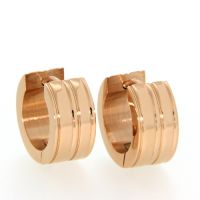 Scharniercreolen Edelstahl rosé IPR 