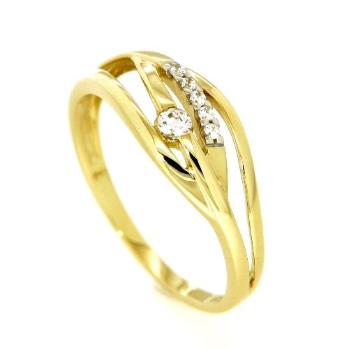 Ring Gold 333 Weite 60 Zirkonia
