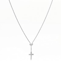 AMEN Kette 40 + 4 cm Silber CLCHB