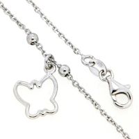 Fußkette Silber 925 rhodiniert