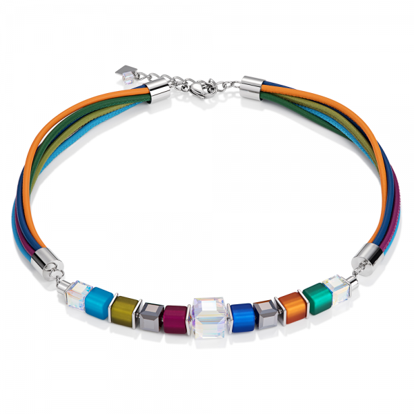 COEUR DE LION Collier Nappaleder Swarovski® Kristalle 4578/10/1538