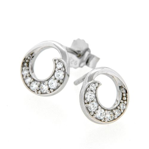 Ohrstecker Silber 925 rhodiniert