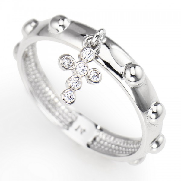 AMEN Ring Silber Kreuz Gr. 56 AROBC-16