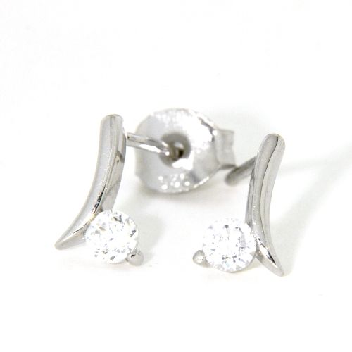 Ohrstecker Silber 925 rhodiniert