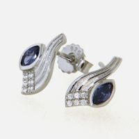 Ohrstecker Silber 925 rhodiniert