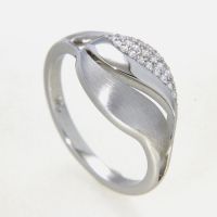 Ring Silber 925 rhodiniert Weite 54